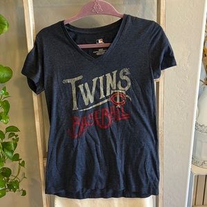 Navy Minnesota Twins Baseball T-shirt